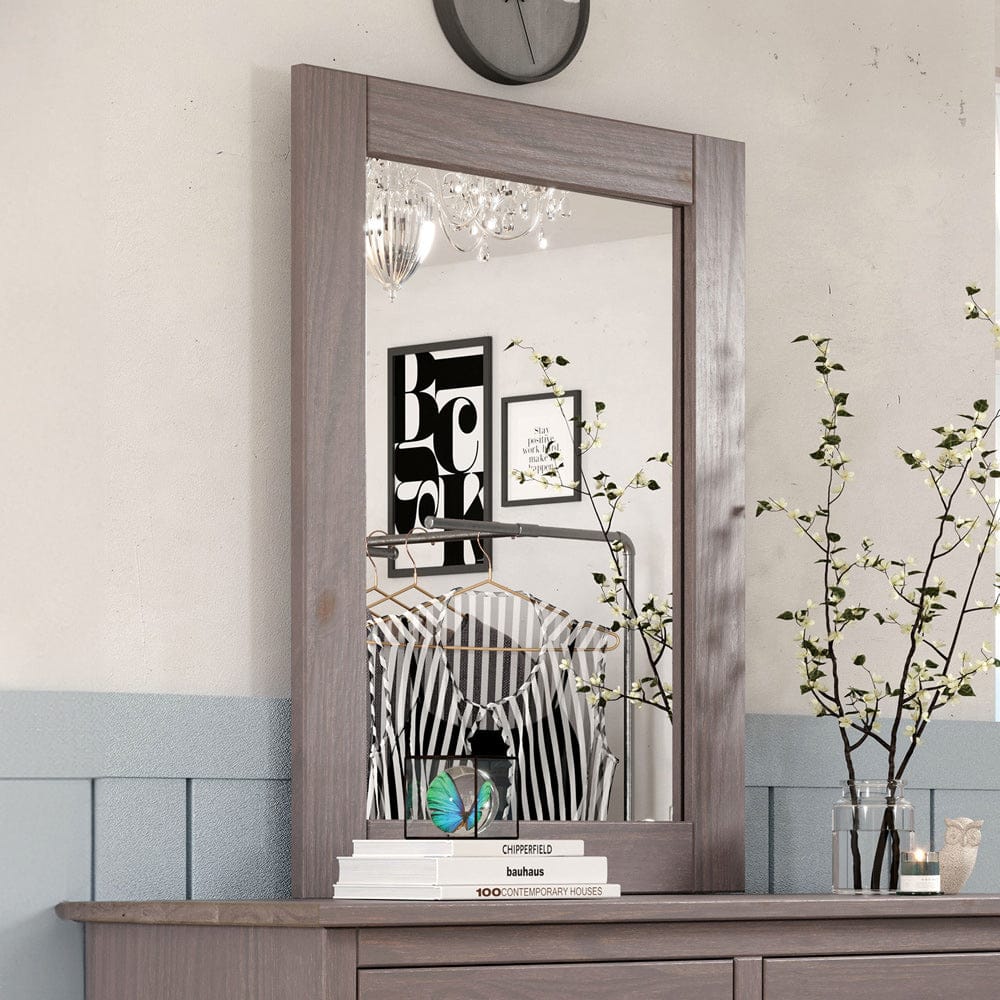 Furniture of America - Stavros Mirror in Gray - AM7002GY-M View 1