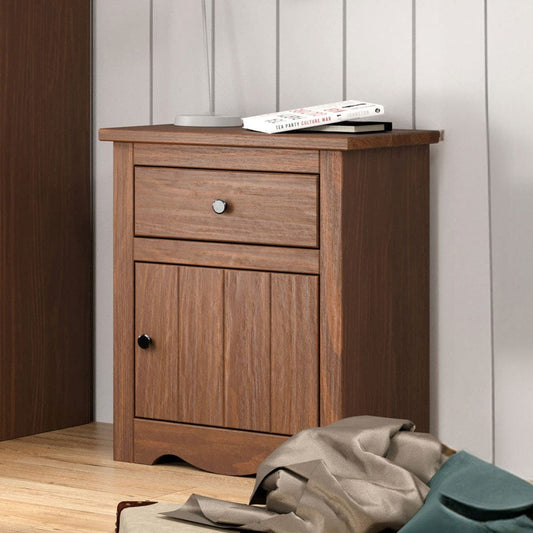 Furniture of America - Stavros Nightstand in Mahogany - AM7002MH-N View 1