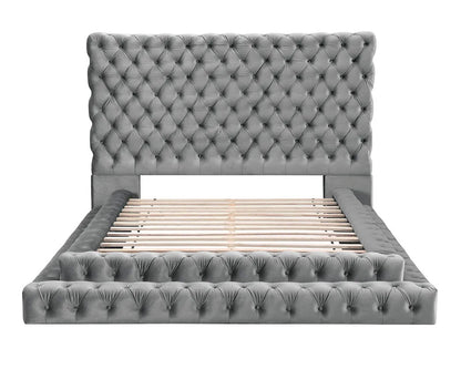 Furniture of America - Stefania - 3 Pc. Queen Bedroom Set - Gray - CM7227GY-Q-4PC view 3