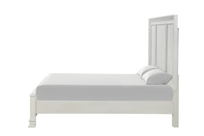 Furniture of America - Stella Mia - 4 Pc. Queen Panel Bedroom Set w/ 2Ns - FM70000WH-Q-W-5PC-2N view 6