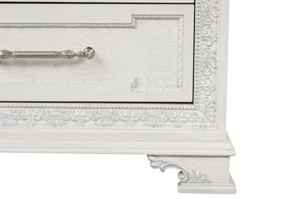 Furniture of America - Stella Mia Dresser w/Jewelry Box in Creamy White - FM70000WH-D View 4