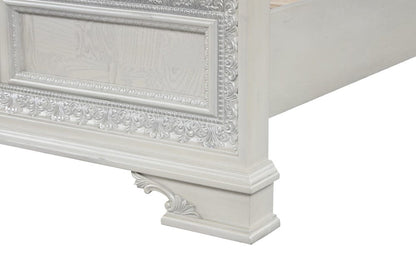 Furniture of America - Stella Mia Queen Panel Bed (F)  in Creamy White - FM70000WH-Q-F-BED View 7