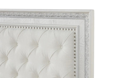 Furniture of America - Stella Mia Queen Panel Bed (F)  in Creamy White - FM70000WH-Q-F-BED View 8