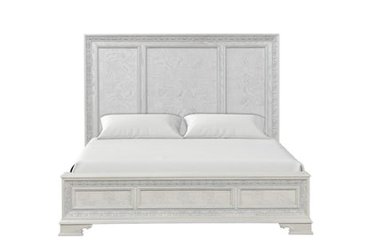Furniture of America - Stella Mia Queen Panel Bed in Creamy White - FM70000WH-Q-W-BED View 5