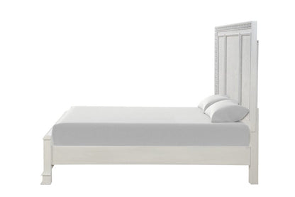 Furniture of America - Stella Mia Queen Panel Bed in Creamy White - FM70000WH-Q-W-BED View 6
