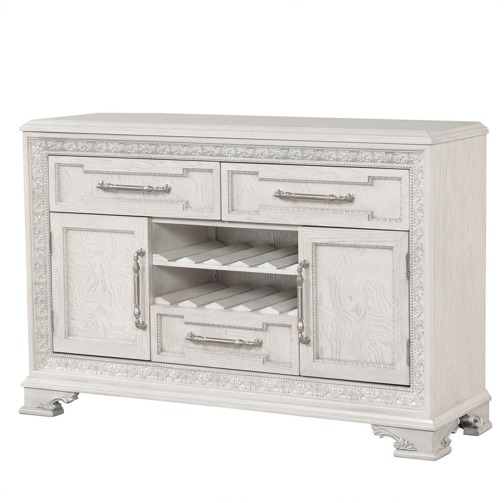 Furniture of America - Stella Mia Sideboard in Ivory - FM31000WH-SV View 1