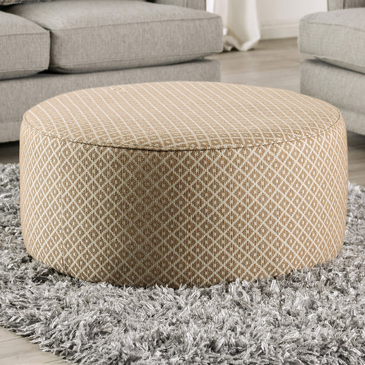 Furniture of America - Stephney Ottoman in Gray/Gold - SM8193-OT View 1