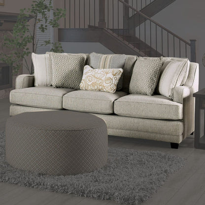 Furniture of America - Stephney Sofa in Gray/Gold - SM8193-SF View 1