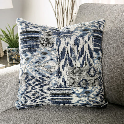 Furniture of America - Stickney Sofa + Loveseat in Light Gray/Navy - SM6441-2PC View 3