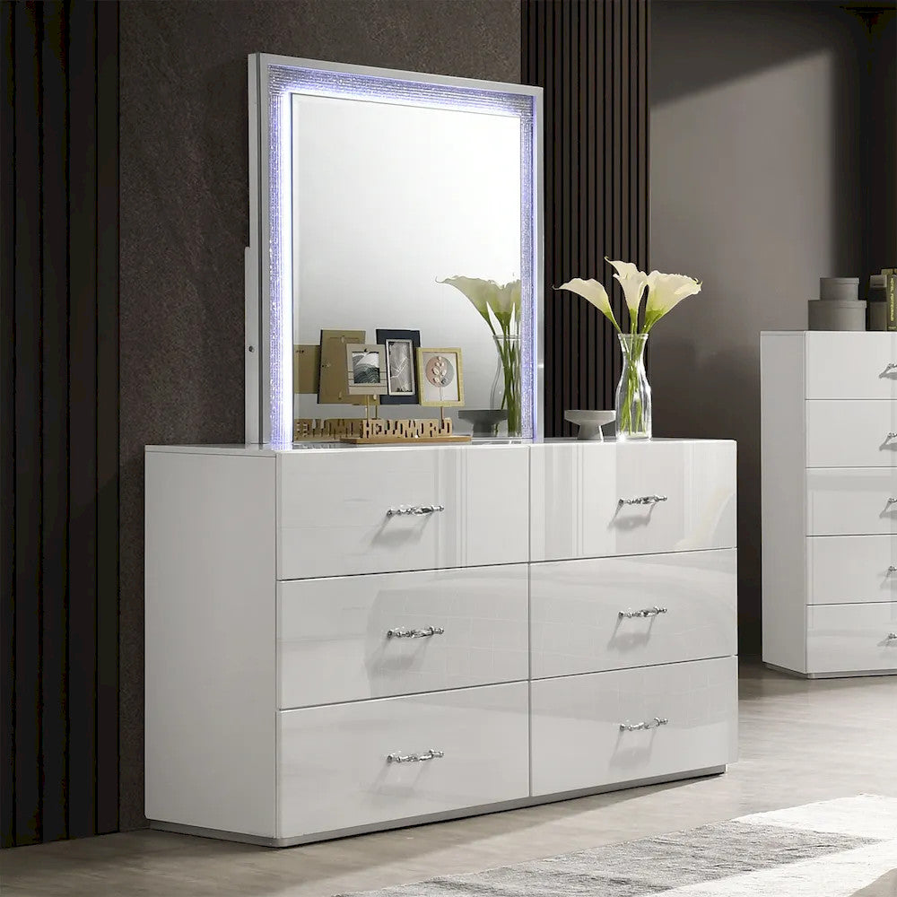 Furniture of America - Stoholm - 3 Pc. Twin Bedroom Set - FM72000WH-T-4PC view 2