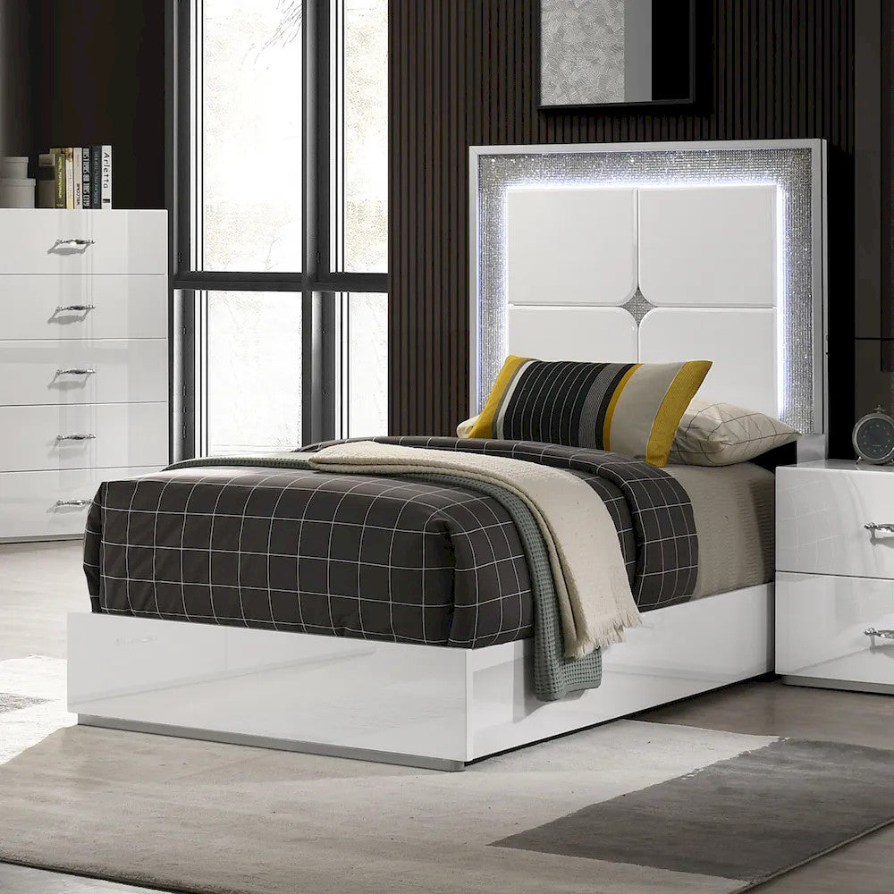 Furniture of America - Stoholm - Full Bed, White - FM72000WH-F-BED view 1