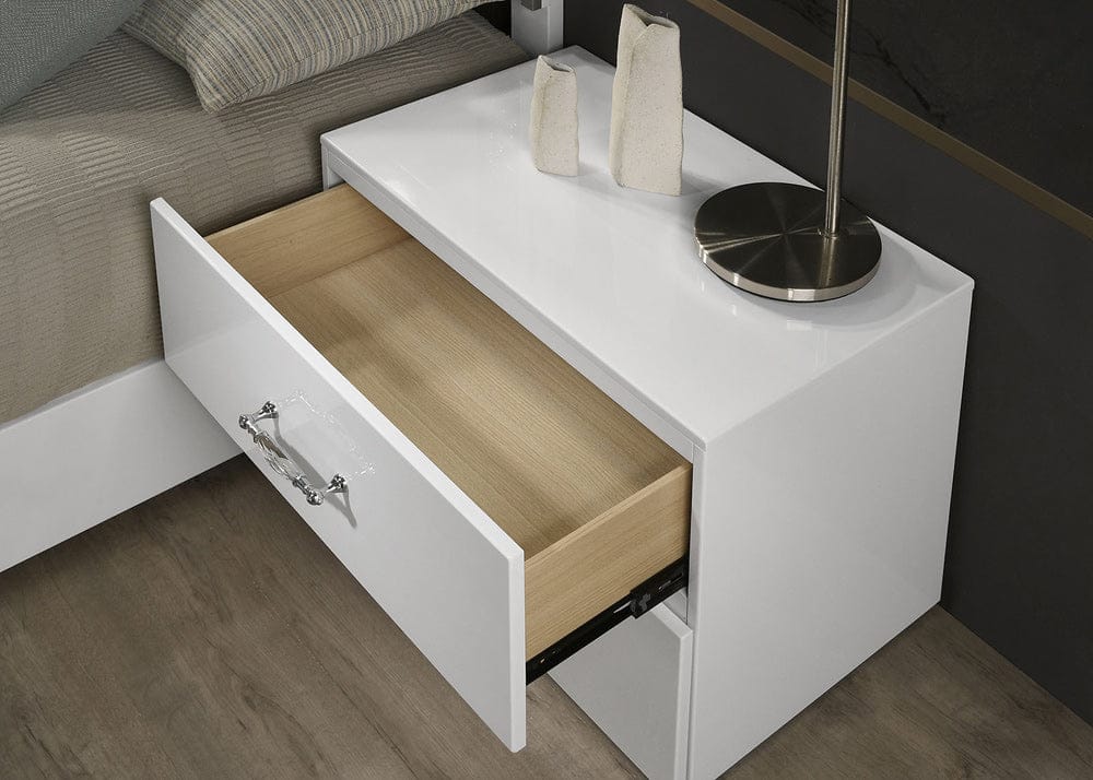 Furniture of America - Stoholm Nightstand in White - FM72000WH-N View 2