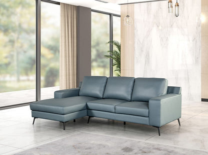 Furniture of America - Stordal Sectional, Left Chaise in Blue - FM69004BL-SECT-L View 1