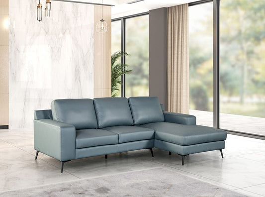 Furniture of America - Stordal Sectional, Right Chaise in Blue - FM69004BL-SECT-R View 1
