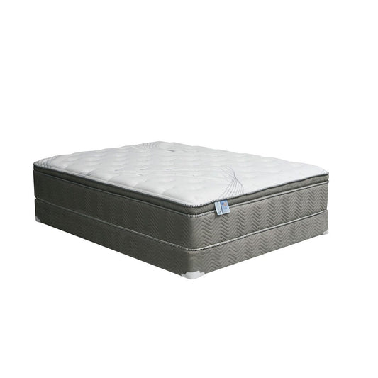 Furniture of America - Stormin 13" Euro Pillow Top Mattress, Full in White/Gray - DM338F-M View 1