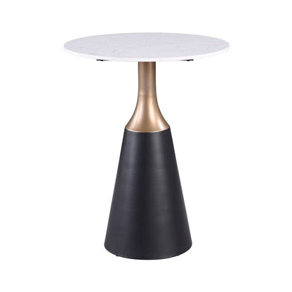 Furniture of America - Streatham Dining Table in Black/White/Gold - FM37002BK-PT-TABLE View 1