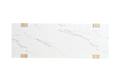 Furniture of America - Sundbry - Sofa Table, White/Natural - FM44010NT-S view 3