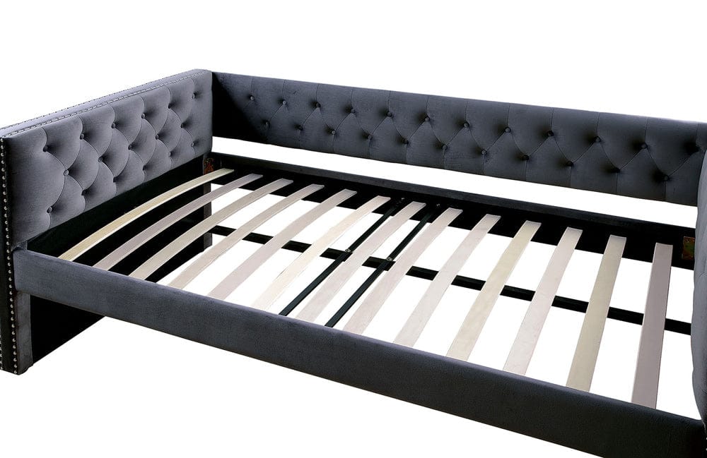Furniture of America - Susanna Daybed w/ Trundle in Gray - CM1739GY-BED View 6