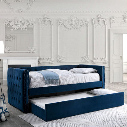 Furniture of America - Susanna Daybed w/ Trundle in Navy - CM1739NV-BED View 1