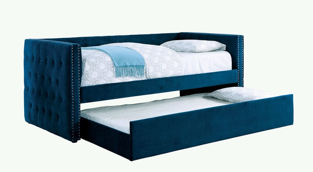 Furniture of America - Susanna Daybed w/ Trundle in Navy - CM1739NV-BED View 2