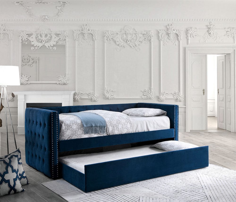 Furniture of America - Susanna Daybed w/ Trundle in Navy - FM1739NV-BED View 1