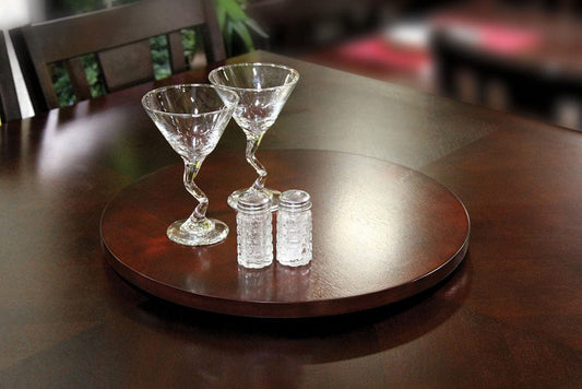 Furniture of America - Susie Lazy Susan in Espresso - CM-AC3210-CH View 1