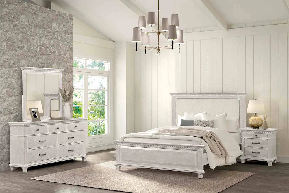 Furniture of America - Swanley - 3 Pc. Queen Bedroom Set - FM7707GY-Q-4PC view 1
