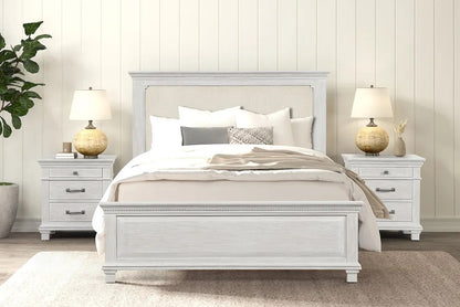 Furniture of America - Swanley - 3 Pc. Queen Bedroom Set - FM7707GY-Q-4PC view 2