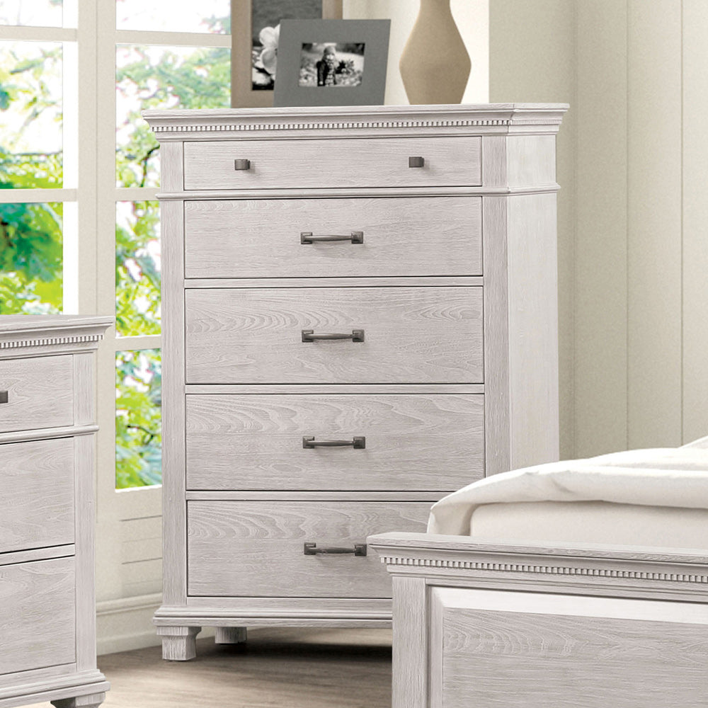 Furniture of America - Swanley Chest in Weathered Gray - FM7707GY-C View 2