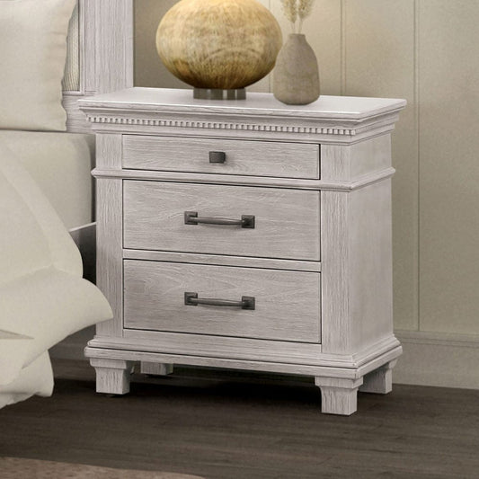 Furniture of America - Swanley Nightstand in Weathered Gray - FM7707GY-N View 1
