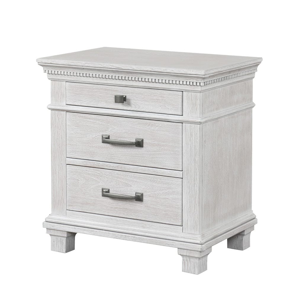 Furniture of America - Swanley Nightstand in Weathered Gray - FM7707GY-N View 2