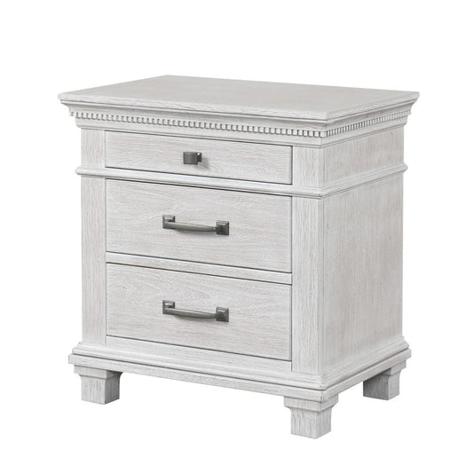Furniture of America - Swanley Nightstand in Weathered Gray - FM7707GY-N View 2