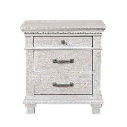 Furniture of America - Swanley Nightstand in Weathered Gray - FM7707GY-N View 3