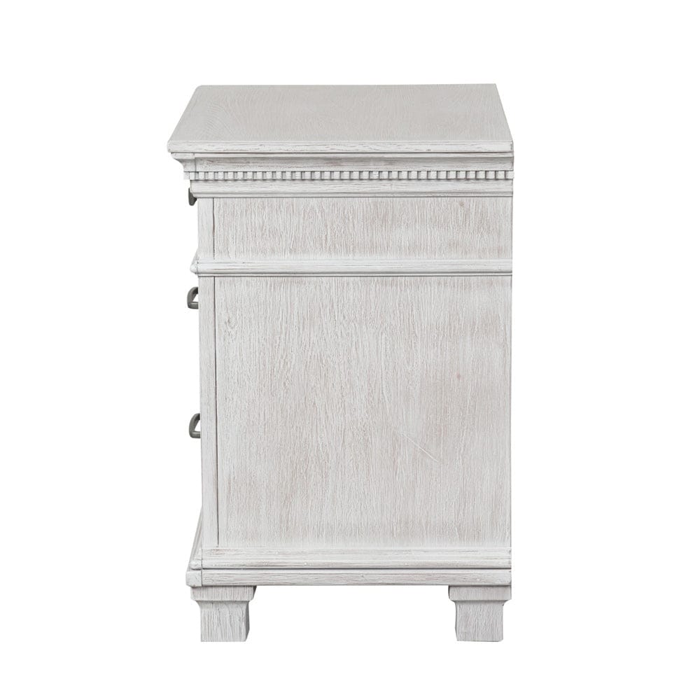 Furniture of America - Swanley Nightstand in Weathered Gray - FM7707GY-N View 4