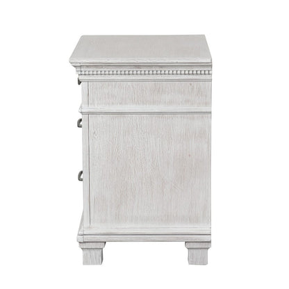 Furniture of America - Swanley Nightstand in Weathered Gray - FM7707GY-N View 4
