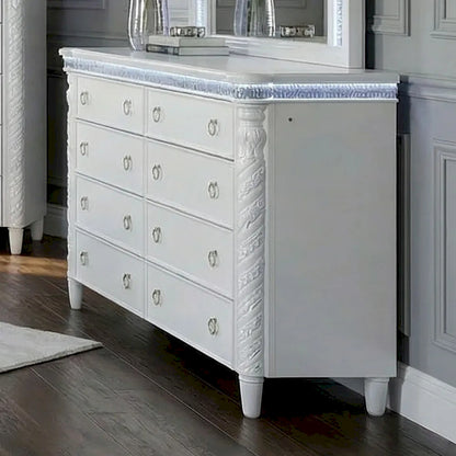 Furniture of America - Swindon - Dresser w/ LED - FM74007WH-D view 1