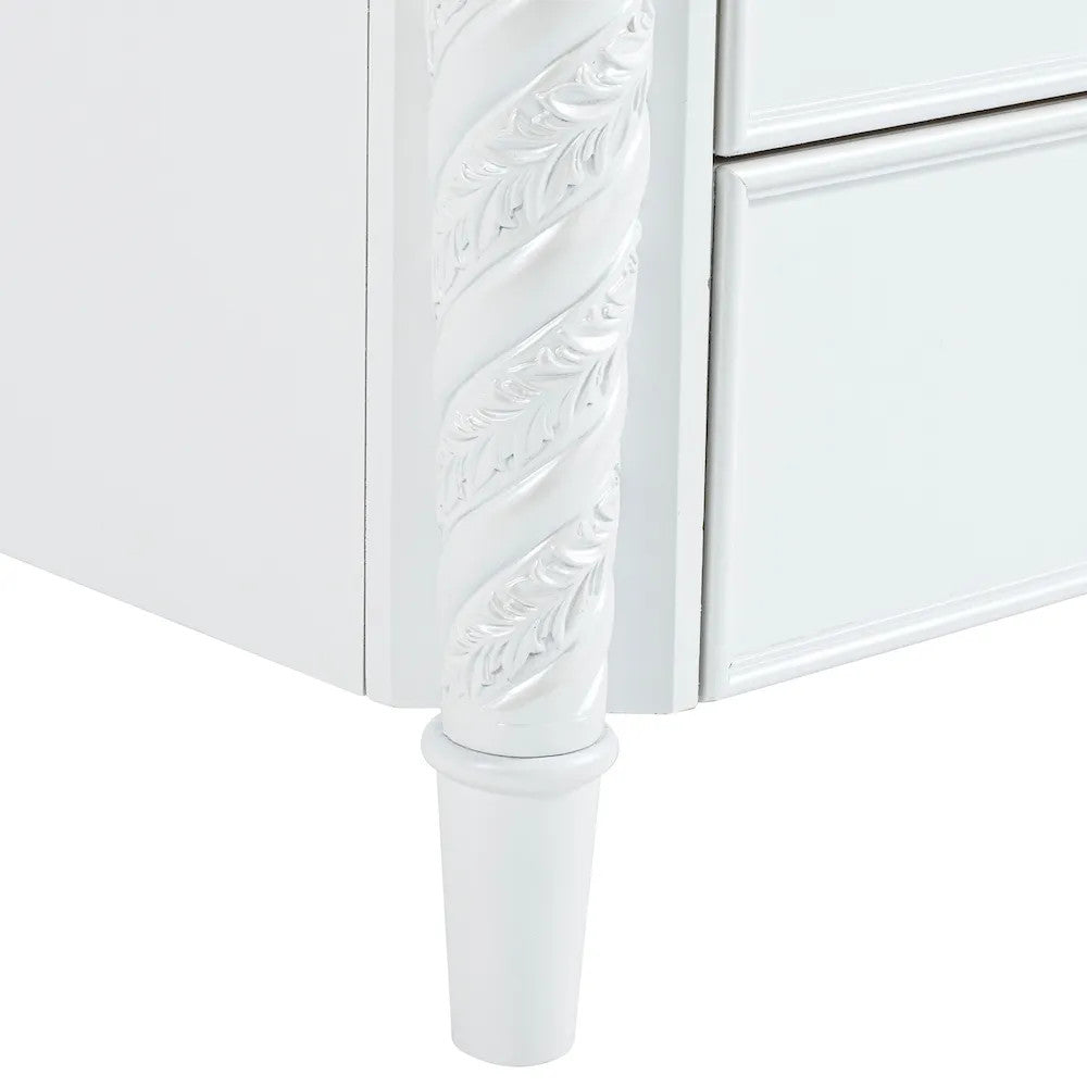 Furniture of America - Swindon - Nightstand w/ LED - FM74007WH-N view 7