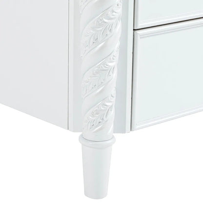 Furniture of America - Swindon - Nightstand w/ LED - FM74007WH-N view 7