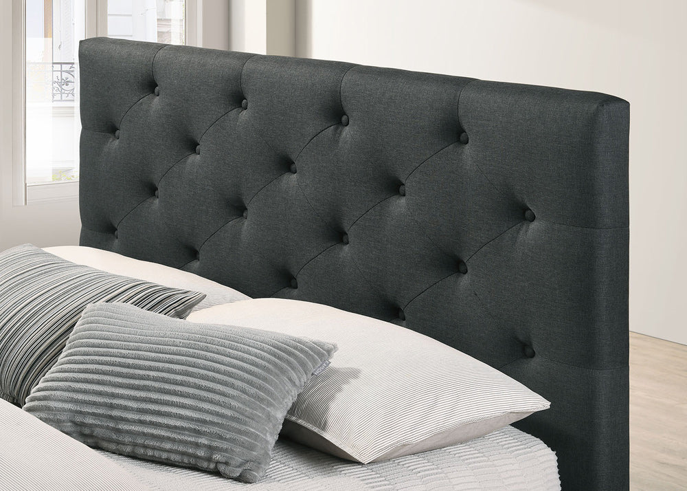 Furniture of America - Sybella Twin Bed in Dark Gray - CM7218DG-T-BED View 2