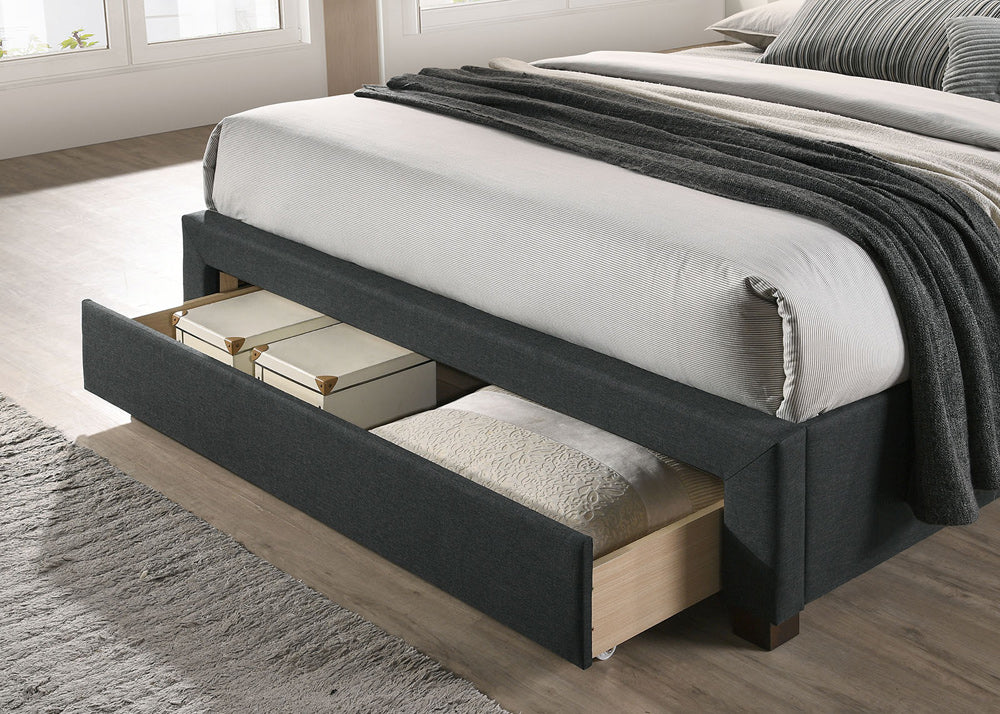 Furniture of America - Sybella Twin Bed in Dark Gray - CM7218DG-T-BED View 3