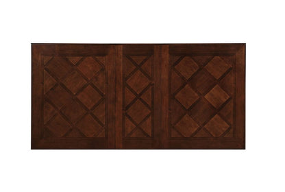 Furniture of America - Sylvana Dining Table in Brown Cherry/Espresso - CM3453T View 6