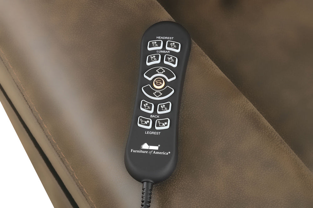 Furniture of America - Sylvanus Lift Chair in Brown - FM68004BR-LC View 3