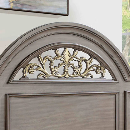 Furniture of America - Syracuse - 4 Pc. Queen Bedroom Set w/ 2NS - CM7129GY-Q-5PC-2NS view 2