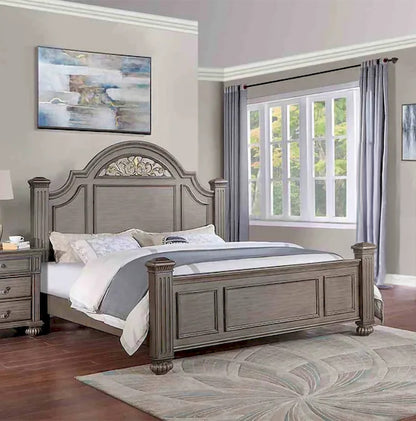 Furniture of America - Syracuse - Cal.King Bed, Gray - CM7129GY-CK-BED view 1