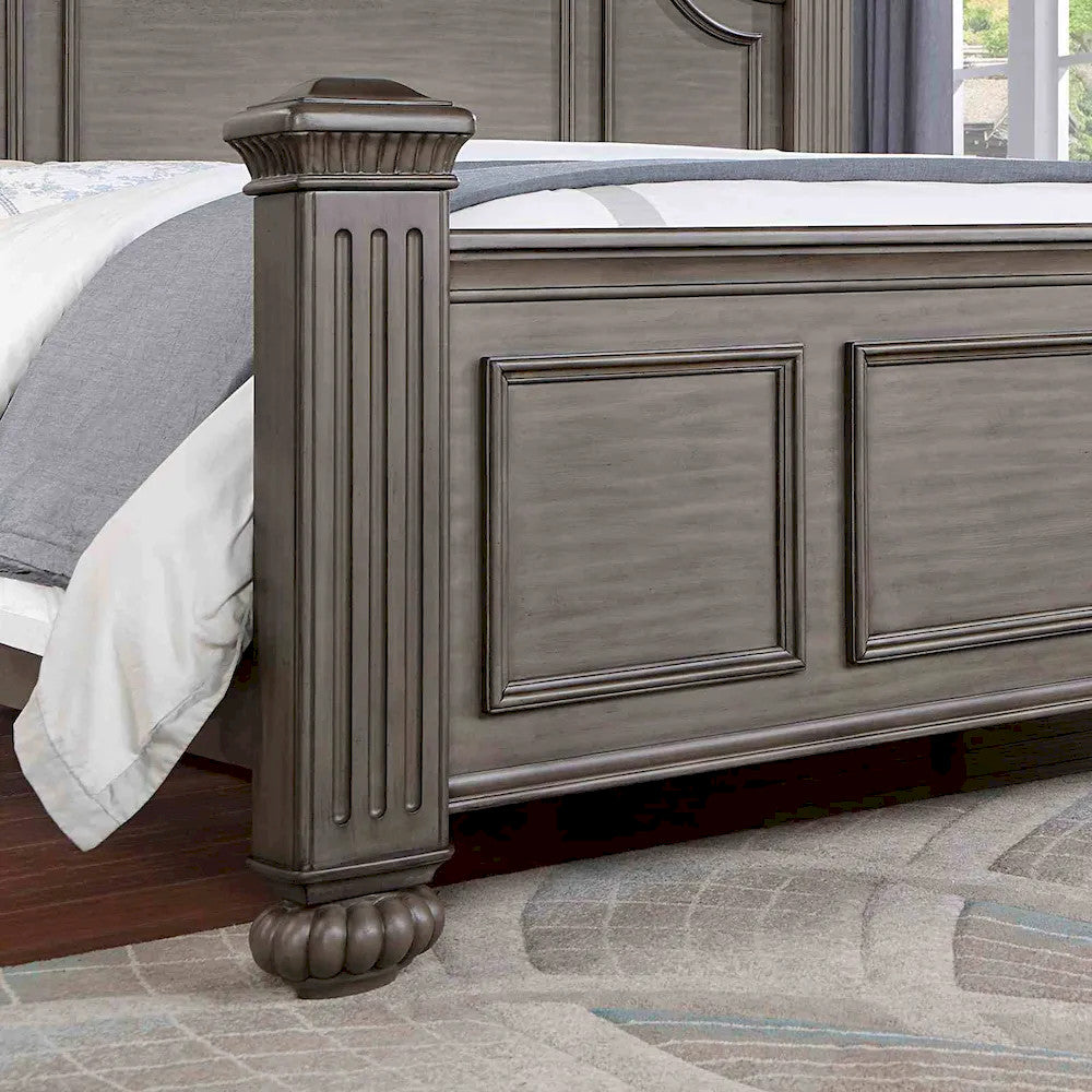 Furniture of America - Syracuse - Cal.King Bed, Gray - CM7129GY-CK-BED view 3