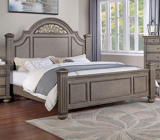 Furniture of America - Syracuse Queen Bed in Gray - CM7129GY-Q-BED View 1