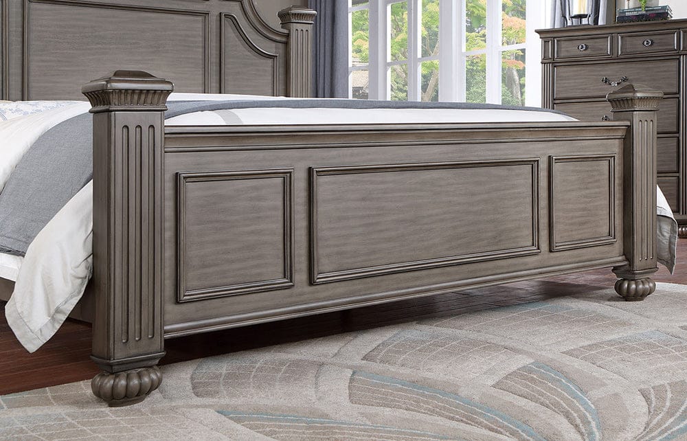 Furniture of America - Syracuse Queen Bed in Gray - CM7129GY-Q-BED View 3