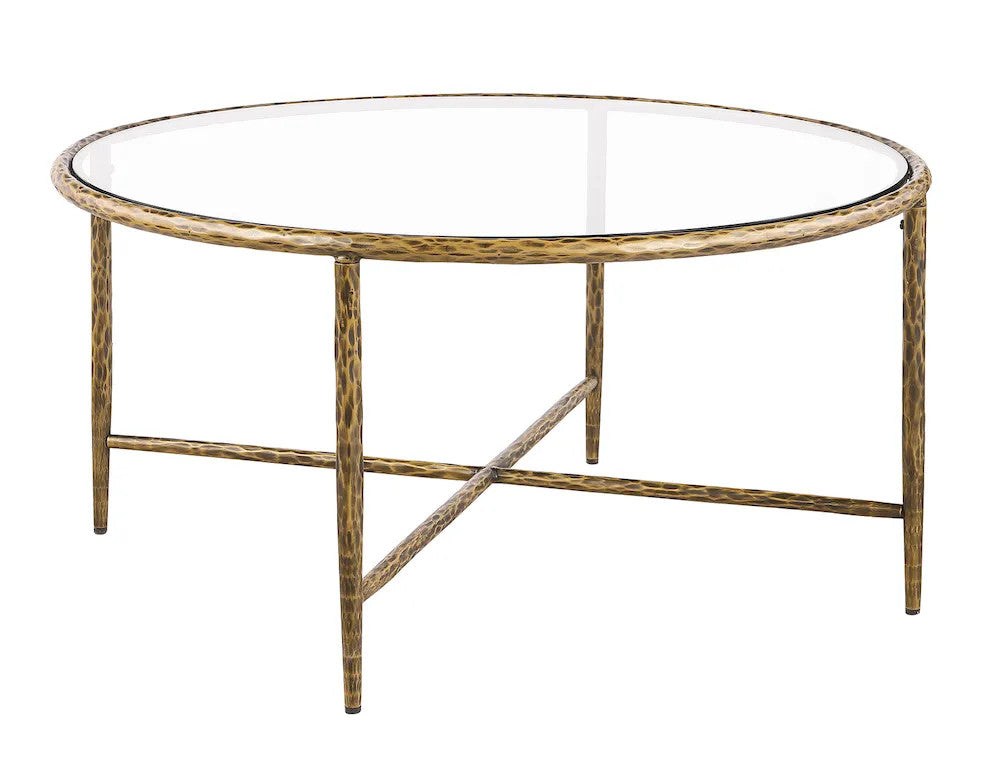 Furniture of America - Talva - Coffee Table - Matte Gold - FM47022GD-C-3A view 1