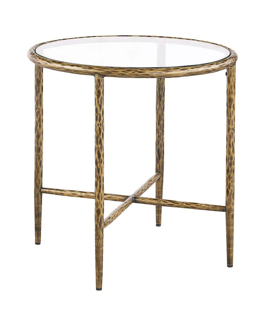 Furniture of America - Talva - End Table - Matte Gold - FM47022GD-E-3A view 1