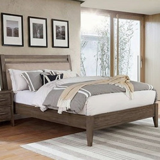 Furniture of America - Tawana Cal.King Bed in Warm Gray/Beige - FOA7918CK-BED